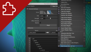 brSmoothWeights for Maya