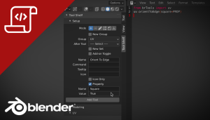 toolShelf for Blender
